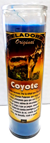 Veladora esotérica coyote - veladora,